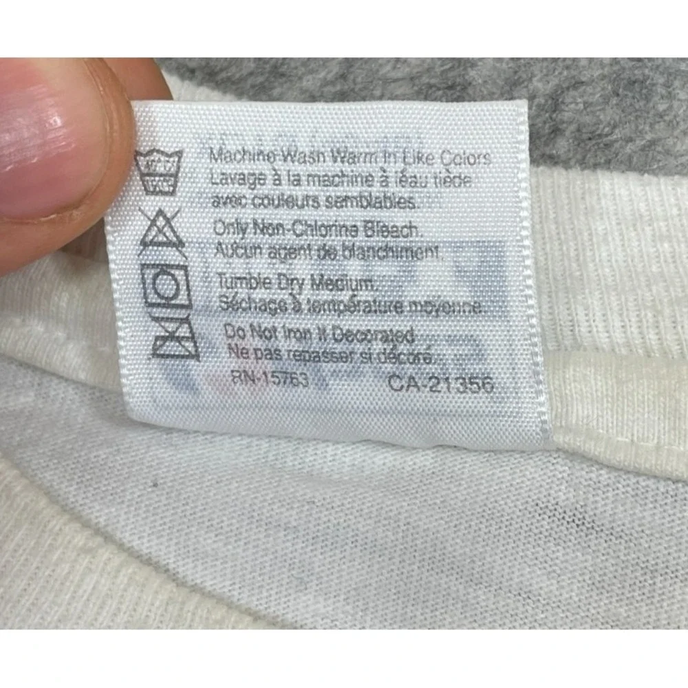 Vintage George Bush Political T-Shirt White XL AIDS Policy Gay 90s